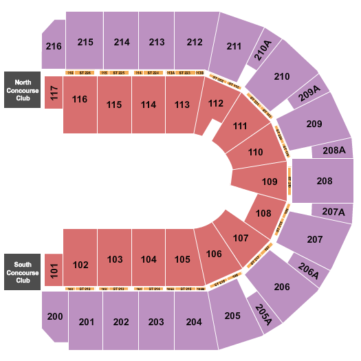 Vibrant Arena Monster Jam Seating Chart